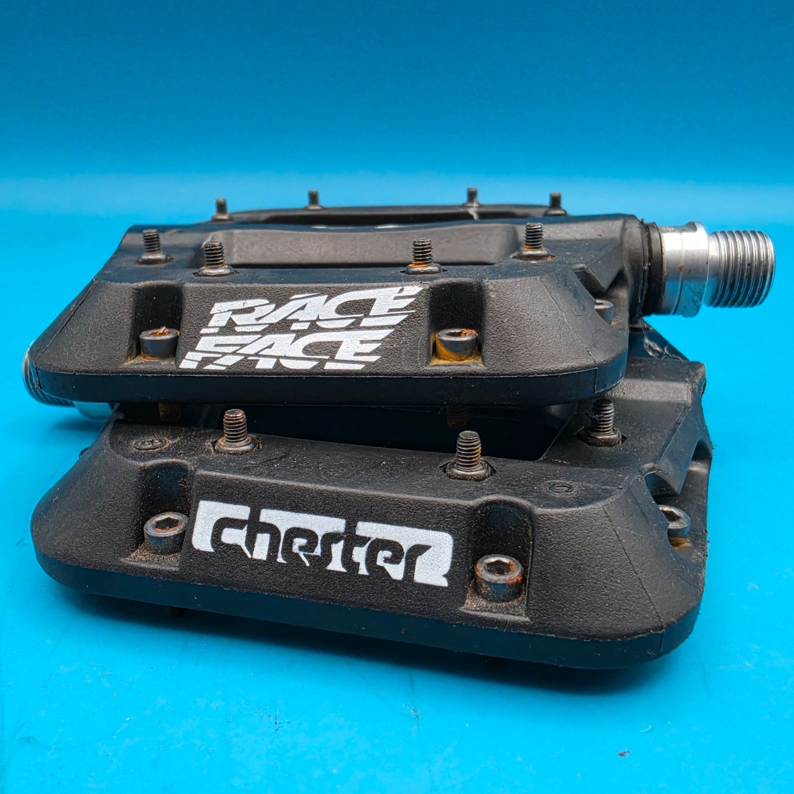 Race Face Chester Platform Pedal Set – BMX / MTB Pedals Composite / CrMo g6
