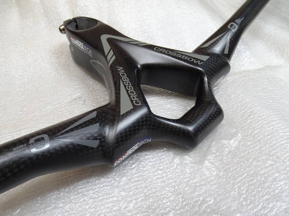 NEW CONTROLTECH CROSSBOW CARBON INTEGRATED FLAT BAR HANDLEBAR 640x100mm 3K 376g