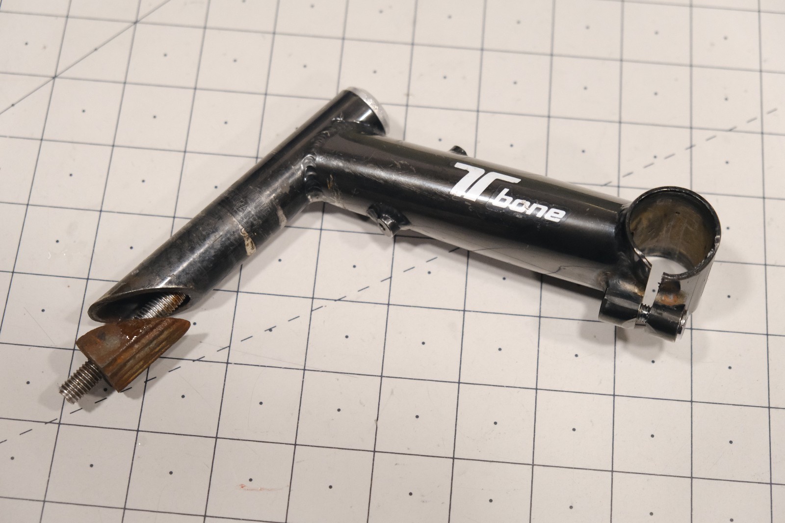 Vintage Tioga T-Bone Quill Stem w/Cantilever Hanger 1″ 25.4x125mm Mountain Bike