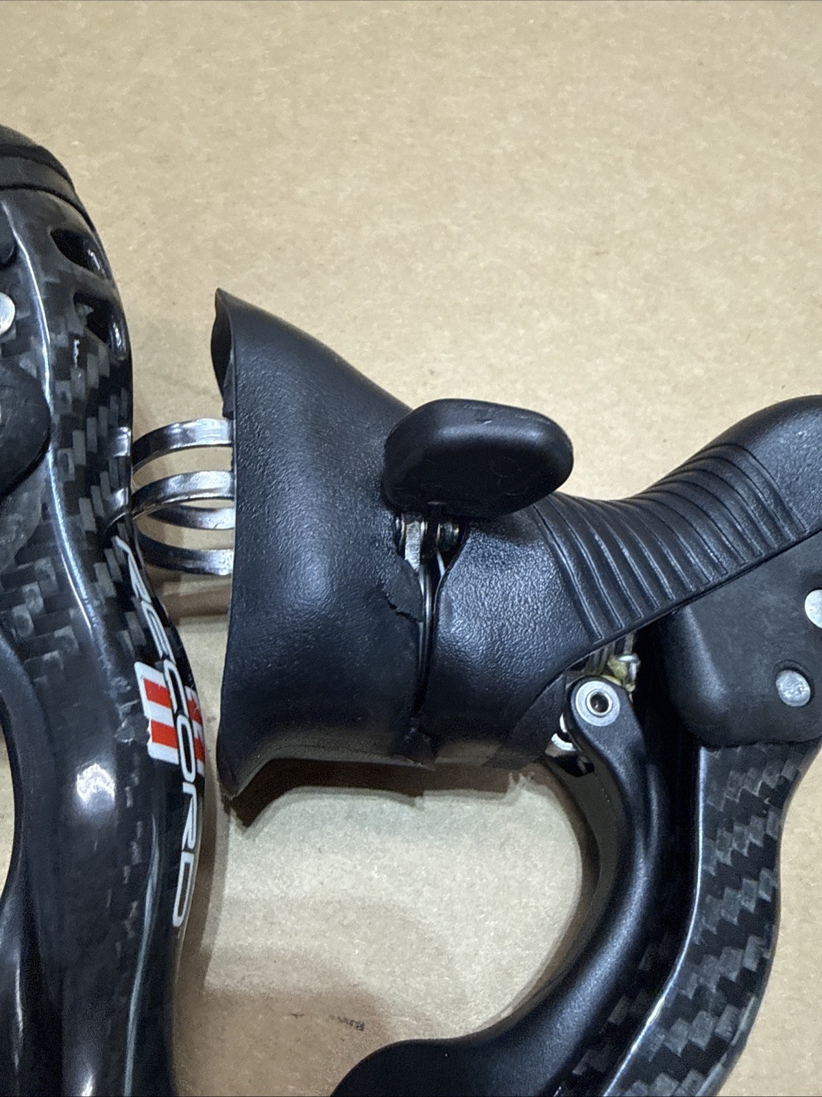 Campagnolo Record Carbon Fiber 11 Speed Ergopower Levers Shifters brd54