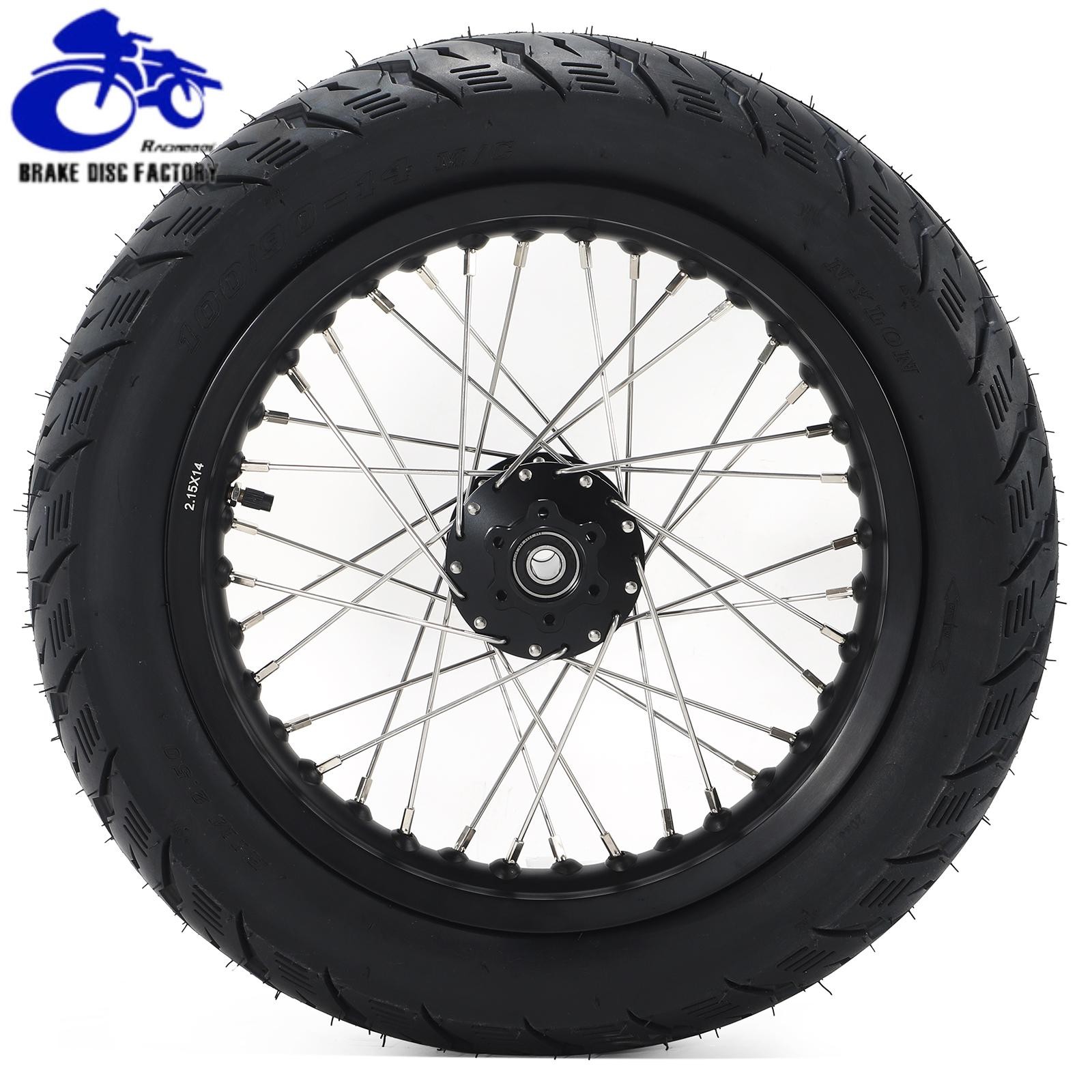 14×2.15 Spoke Front Rear Wheels Rims Hubs for Surron Light Bee X for Segway X260