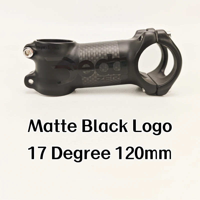 Carbon Road MTB Bicycle Stem 31.8*60-120mm 6/17 Degrees Angle Bike Parts