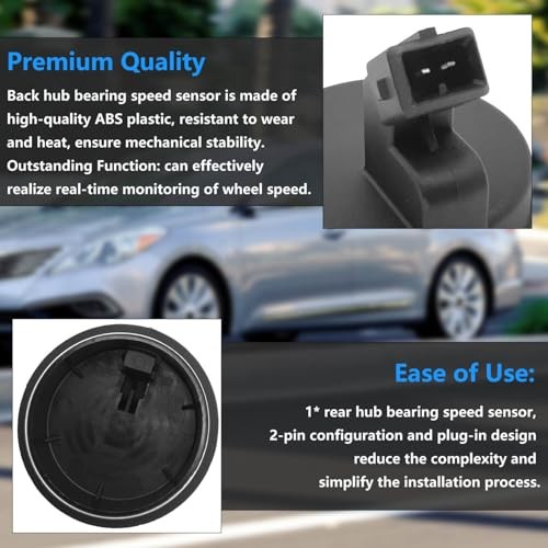 Rear Hub Bearing ABS Speed Sensor 58980-B2050,Compatible with Kia Soul Soul EV