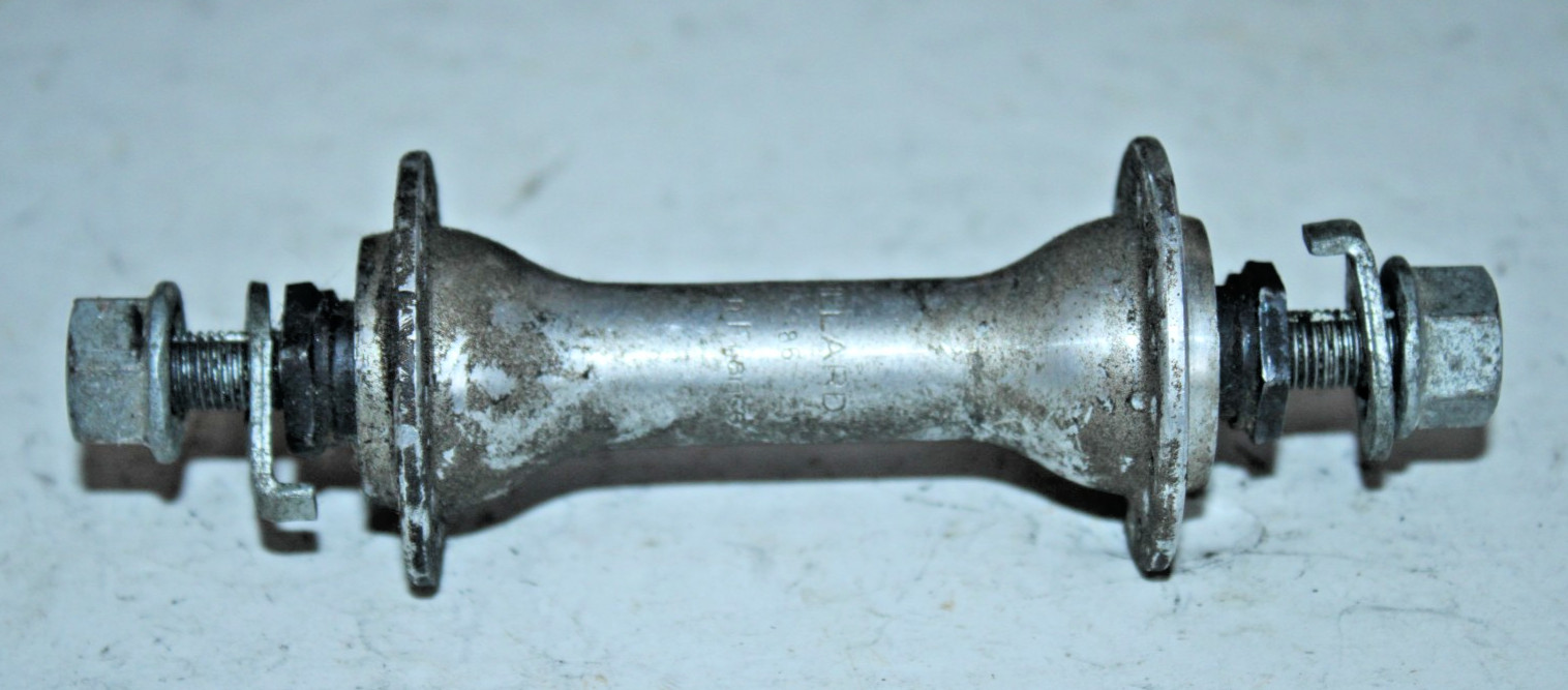 Vintage Maillard Front Road Bike Hub Silver 95mm 36H Bolt-On Cafe Commuter VTG ~