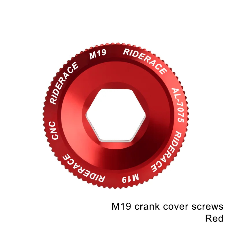 Bike Crank Arm Fixing Bolt Cap Aluminum Alloy MTB Shimano Crank Nut M18 M20