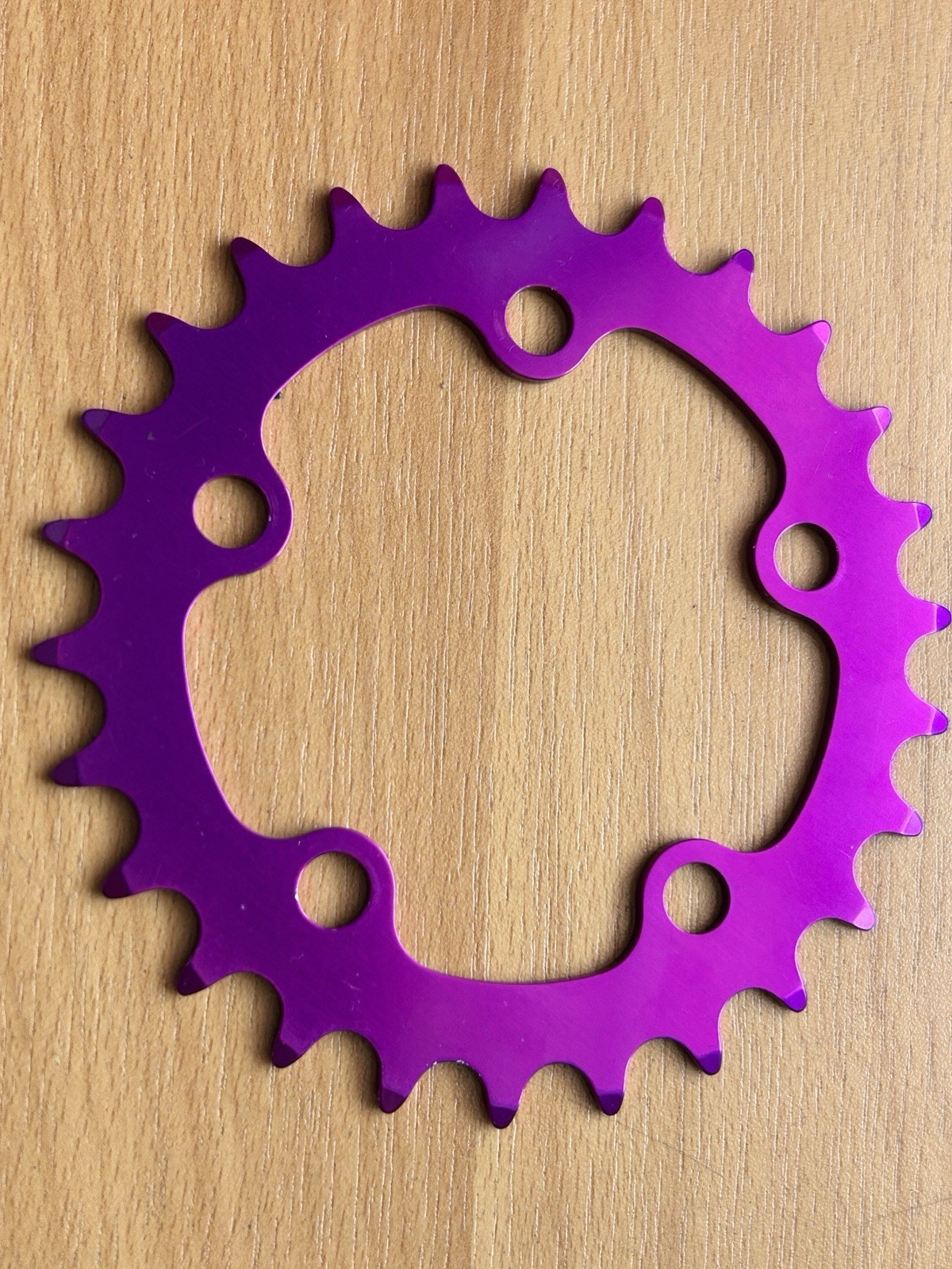 NOS Vintage Kooka 26T Chainring 74 BCD 3DV Purple 90s MTB CNC Grafton Cook Bros