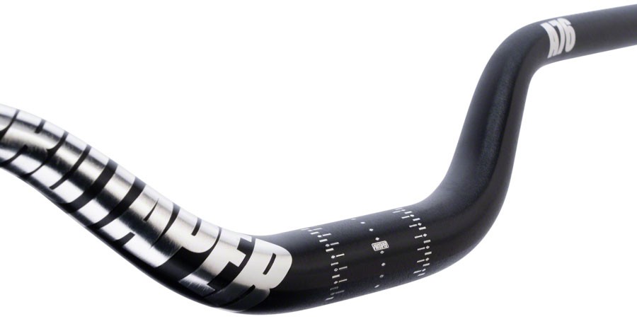 ProTaper A76 Handlebar – 810mm, 76mm Rise, 31.8mm, Aluminum, Polish Black
