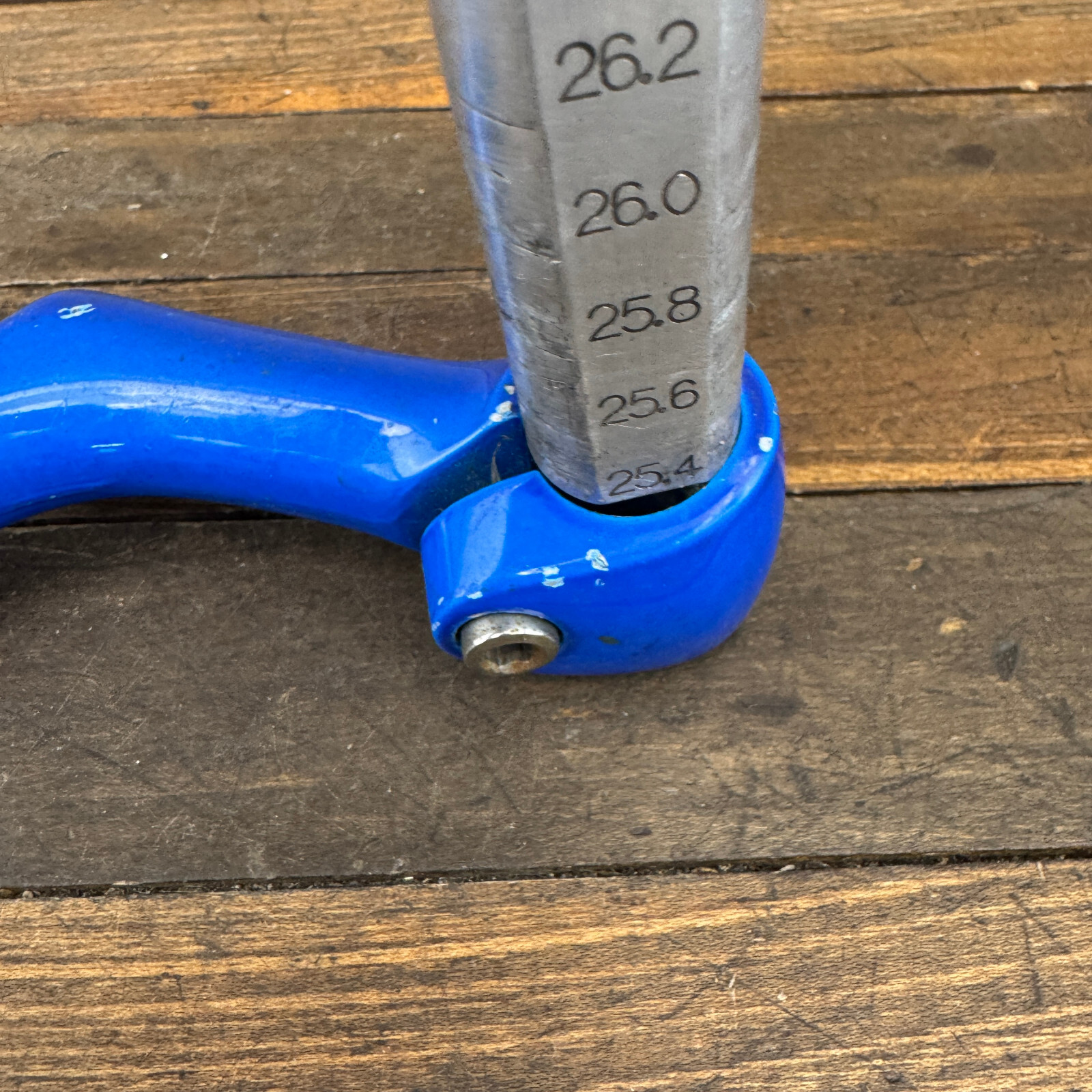 Vintage Riser Stem Blue 80 mm Reach 25.4 mm Gravel Grinder Cafe 22.2 ATB MTB
