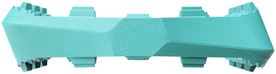 Crankbrothers Stamp 0 Pedals – Platform, Composite, 9/16″, Turquoise, Small