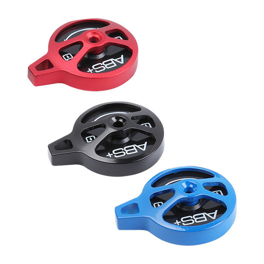 For Mountain Bike Shoulder Lock Switch Aluminum 5x5x3cm Red Black Blue
