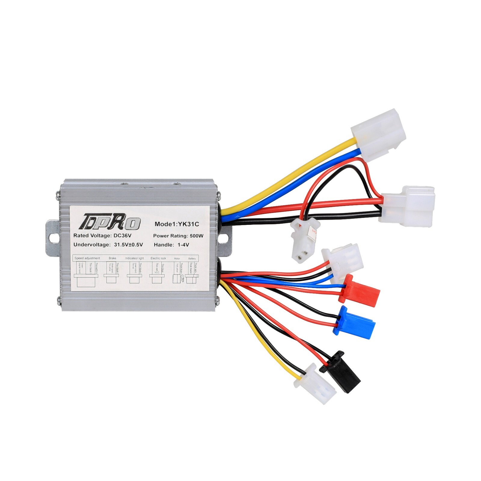 Throttle Grips 36V 500W Brush Speed Controller Electric Scooter Bike Go Kart ATV