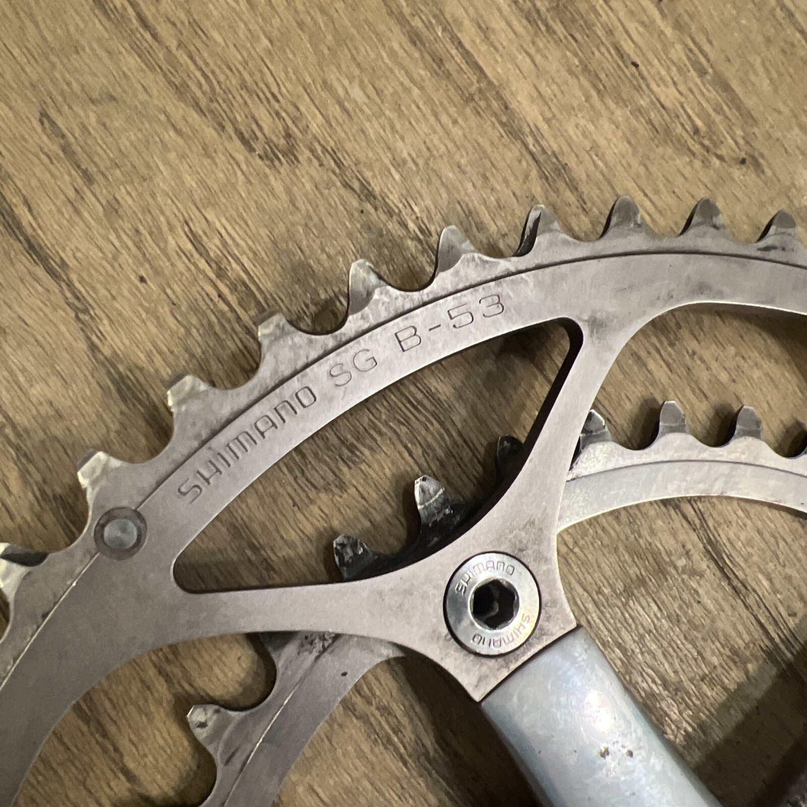 Shimano Dura Ace Crankset FC-7700 172.5mm 53/39 Double 130 BCD w/ BB-7700