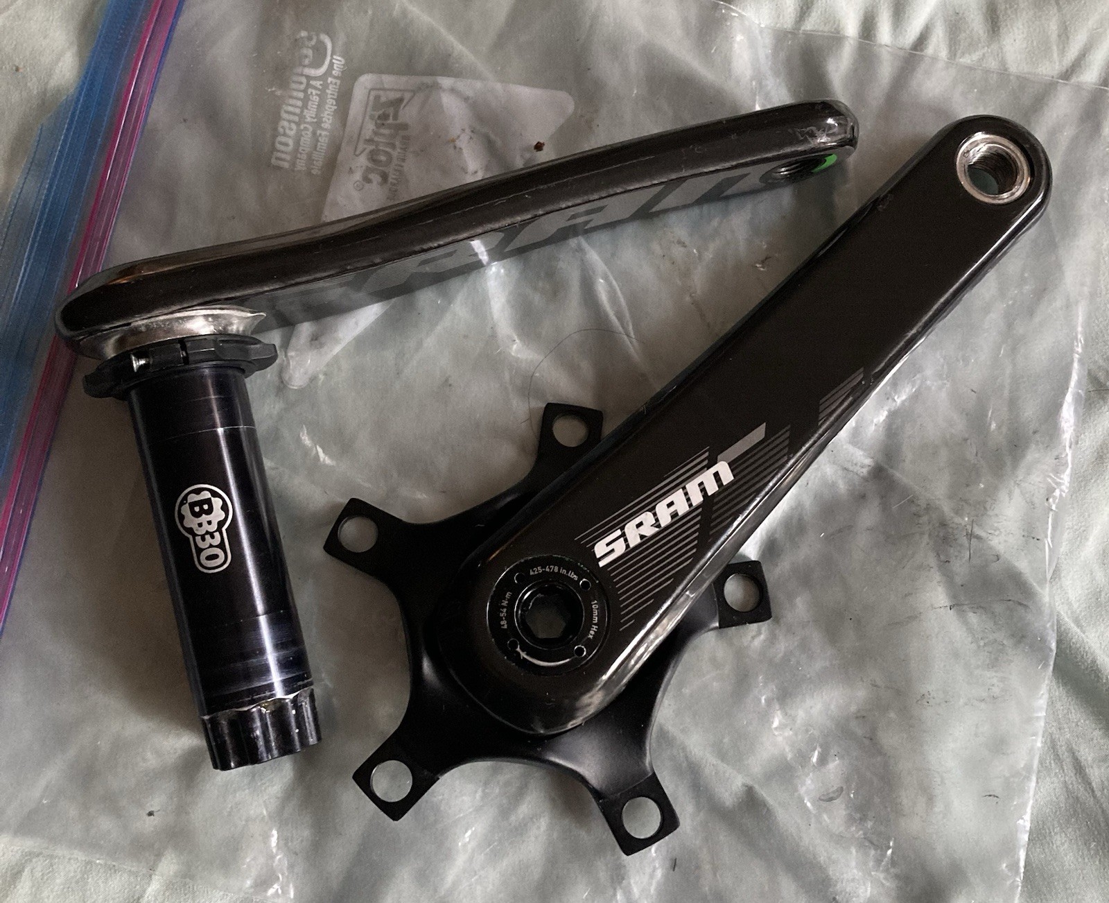 SRAM Carbon Crank Arms Cranks 172.5 110bcd