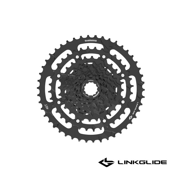 Shimano Cues CS-LG300 9spd Cassette — Linkglide Only / 11-46t —AUS STOCK— Bike