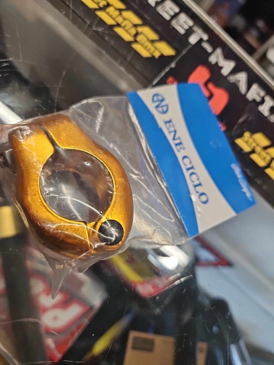 DIA-COMPE SEAT POST CLAMP Gold 25.4mm 1″ Fit 7/8″ Seatpost SE GT bmx bike new