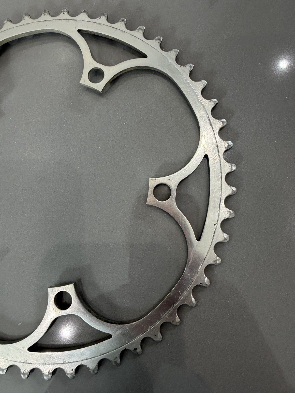 CAMPAGNOLO CHAIN RING 52 TOOTH SILVER 7, 8, OR 9 SPEED