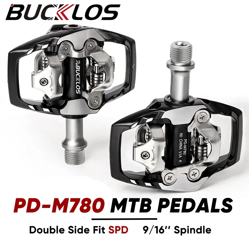 MTB Bicycle Lock Pedal 9/16» MTB Clipless Pedal for SPD Self-locking Pedals