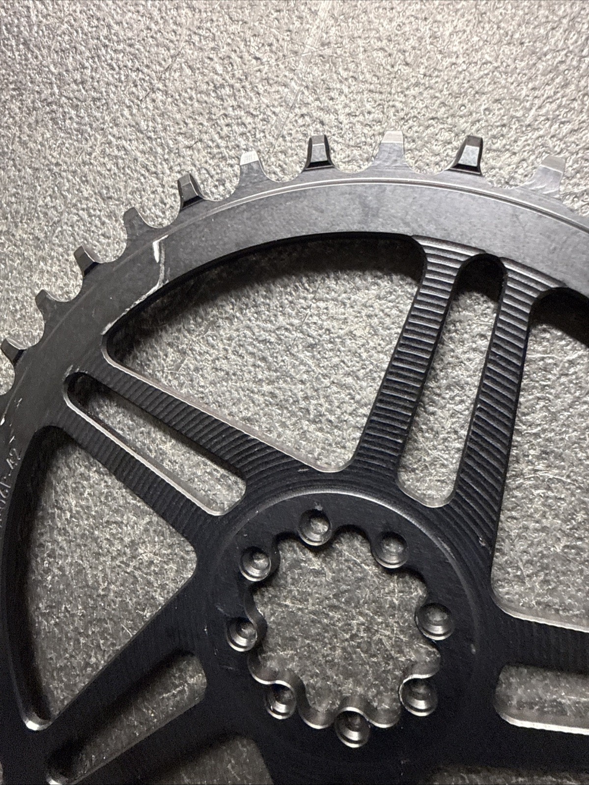 WOLF TOOTH SRAM DIRECT MOUNT 8-BOLT CHAINRINGS 42T, DIRECT MOUNT BLACK