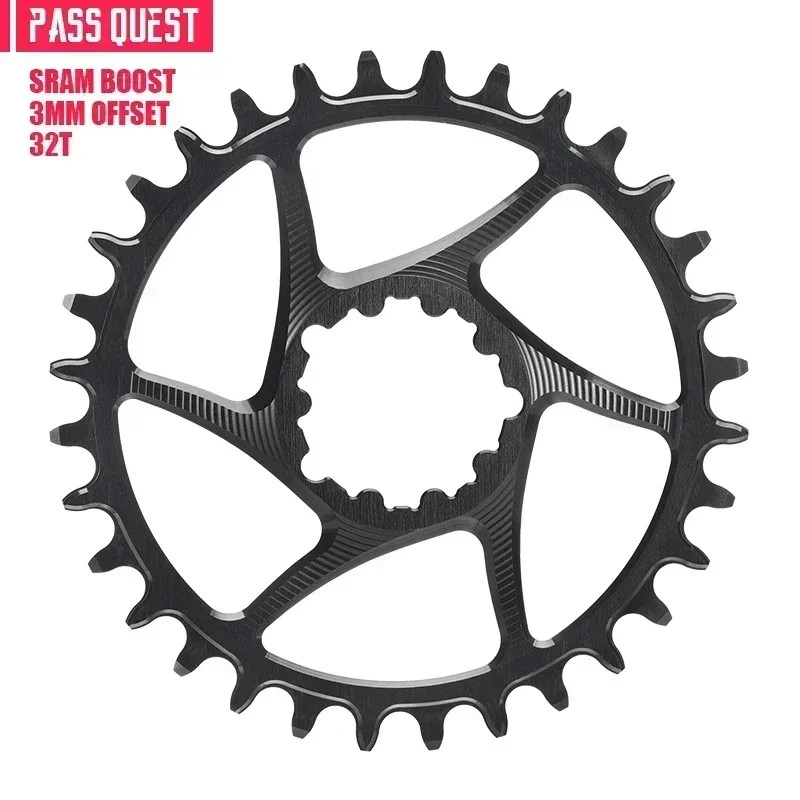3mm Offset for Crankset Mountain Bicycle Narrow Wide Chainring 28-38T Chainwheel