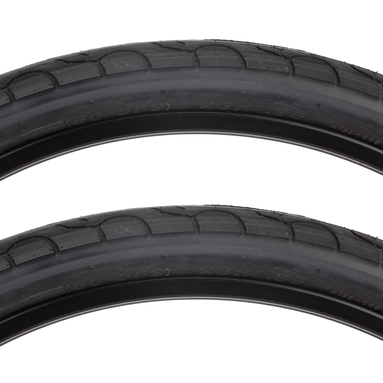 Kenda 2-Pack Kwest K193 26×1.95 MTB Trail Hybrid Bike Tires Pair Black