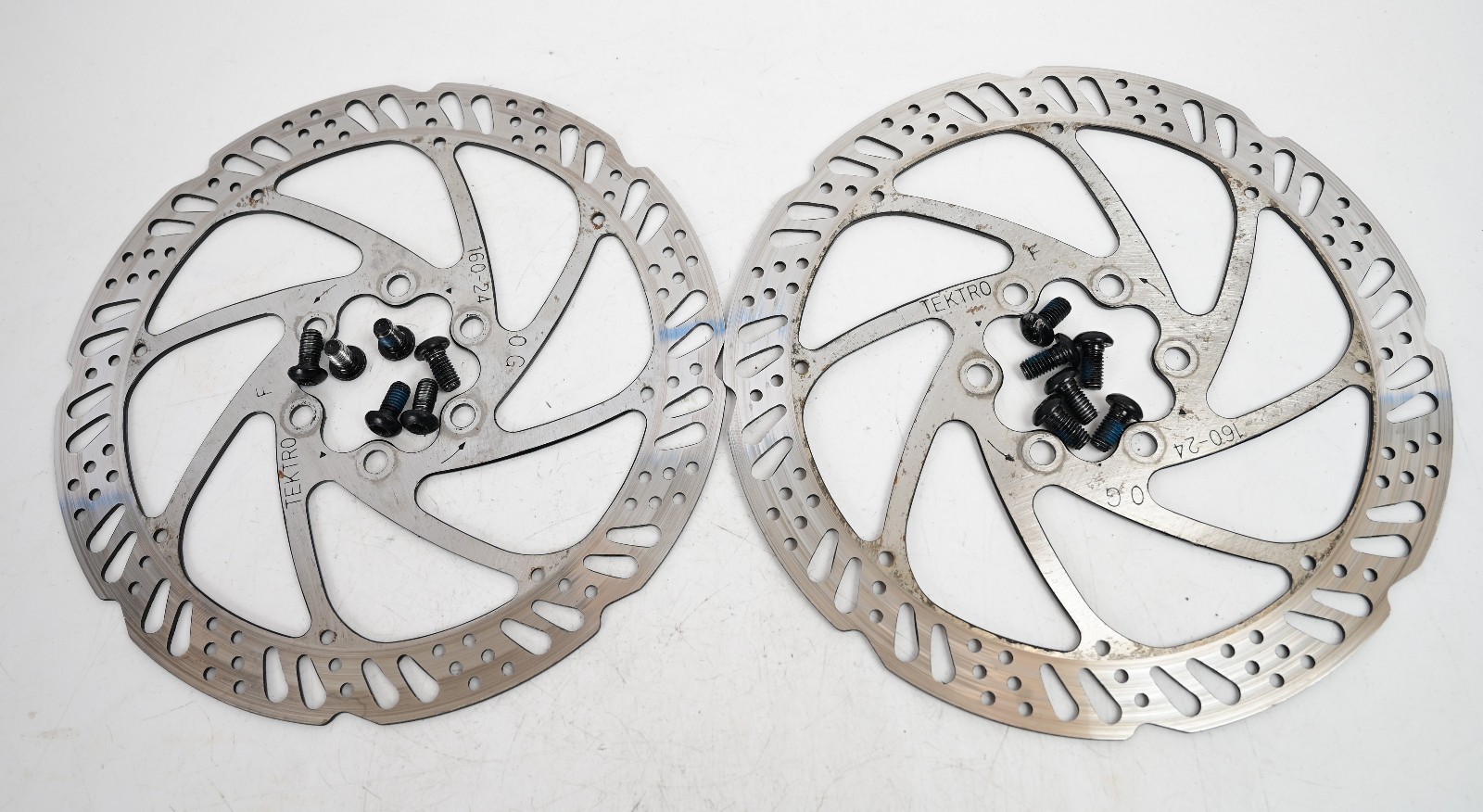 Tektro HD-M275 Hydraulic MTB Bike Disc Brake Set 6 Bolt 160mm Rotors *Pair*
