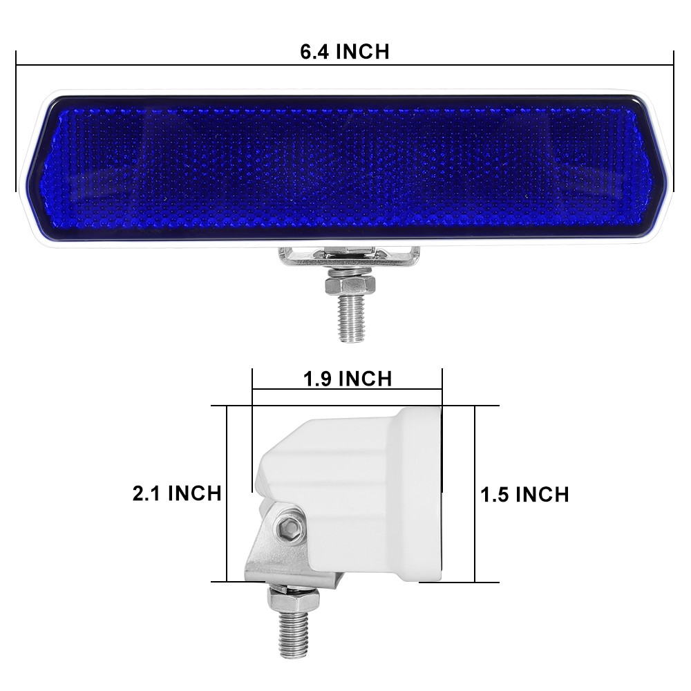 For Talaria LED Headlight White Light Bar Kit Sting R MX4 Blue LED Headlight 6″