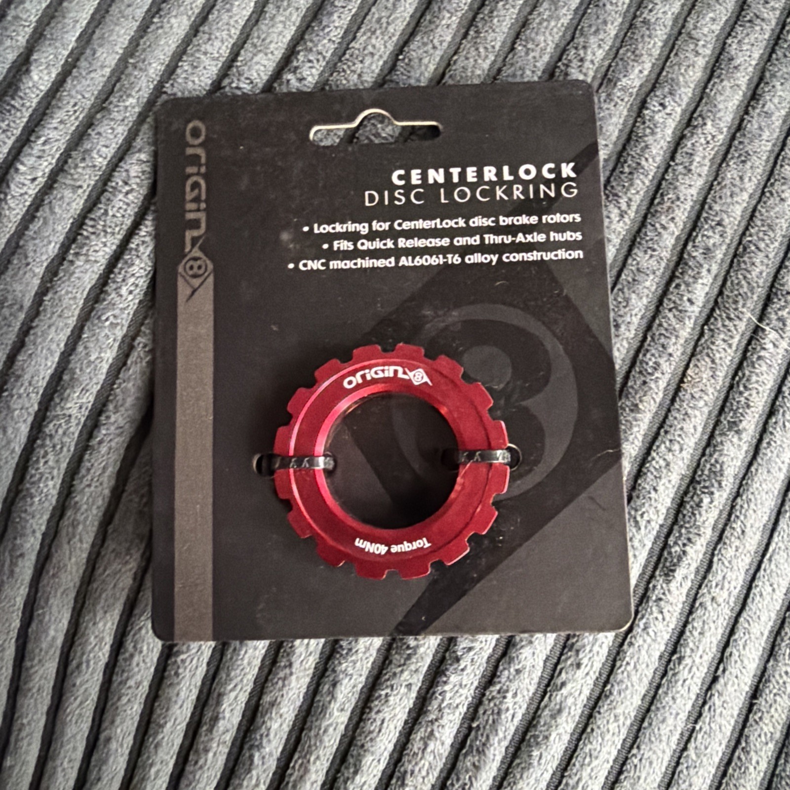 Origin8 CNC Machined AL6061-T6 CenterLock Disc Lockring for Bike & MTB