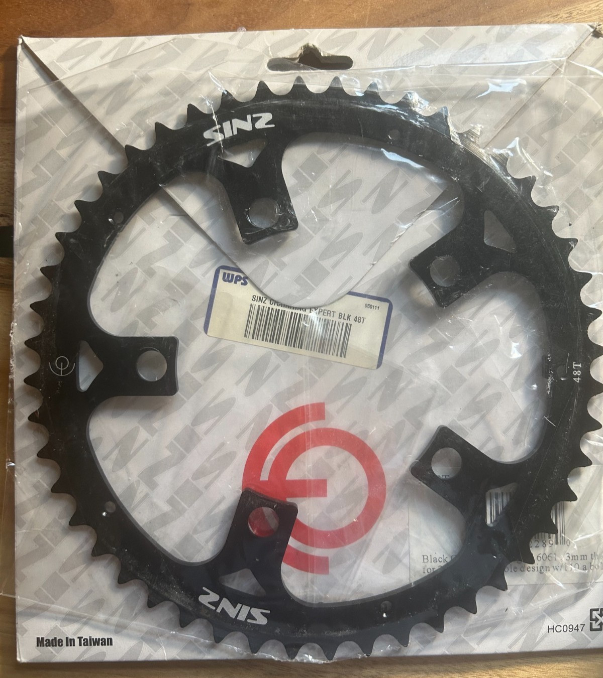 SINZ CHAINRING EXPERT BLACK 48t