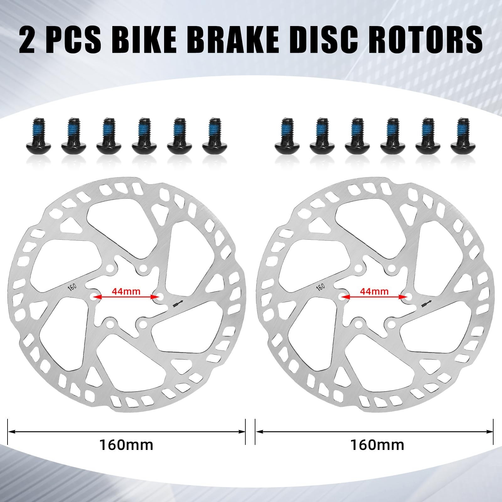 ZTZ MTB Hydraulic Disc Brake Set, Dual Piston Hydraulic Brake Kit with 160mm …