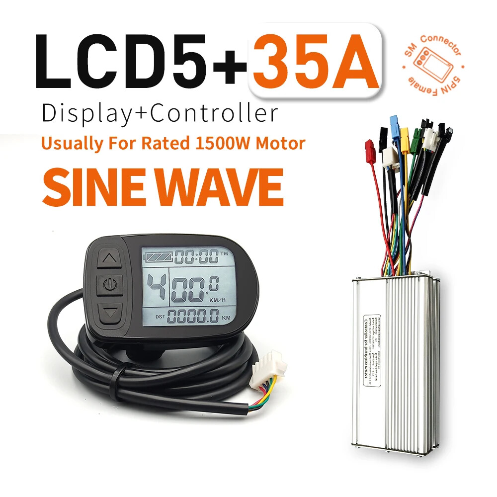KT Electric Bike 30A 35A 50A 1000W 1500W 3000W Controller 36V/48V LCD Display