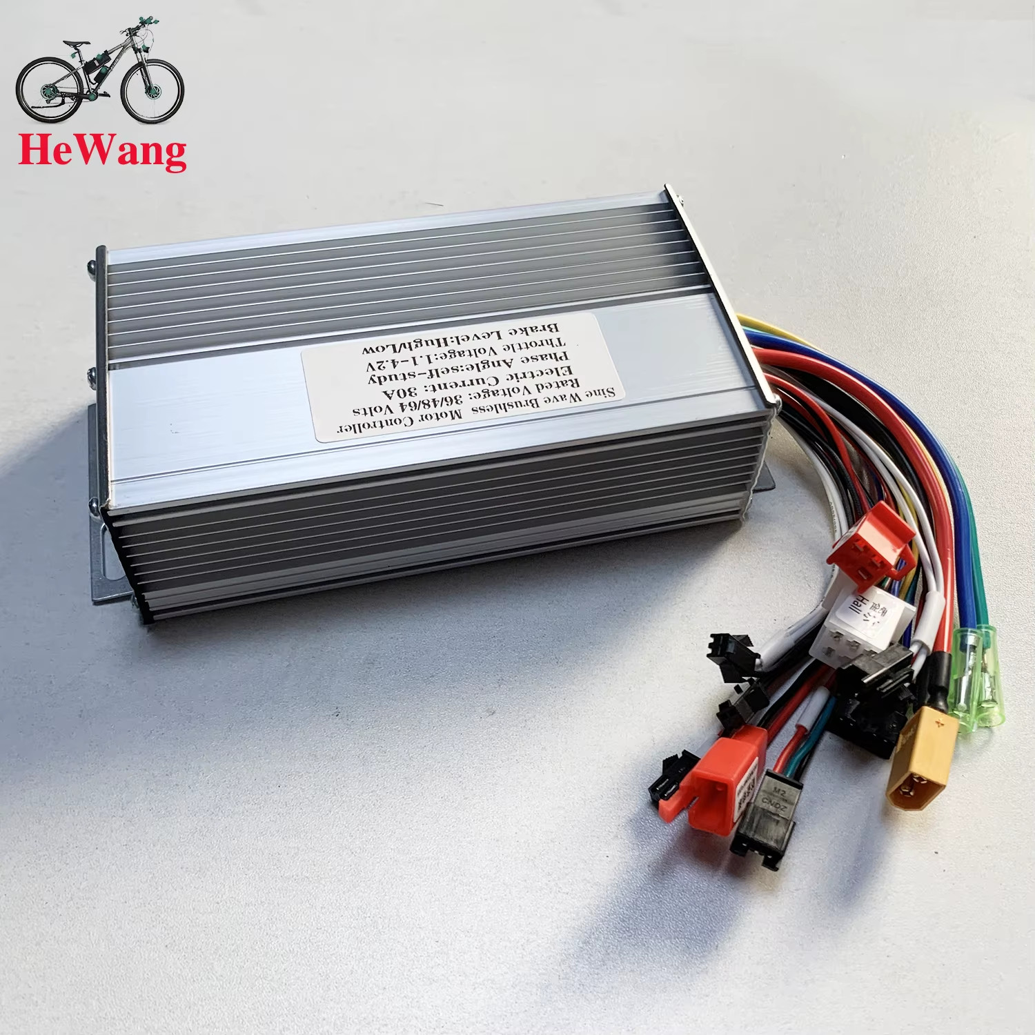 1000W 1500W E-Bicycle Controller 36V 48V 52V 64V MAX30A 3-mode sine wave control