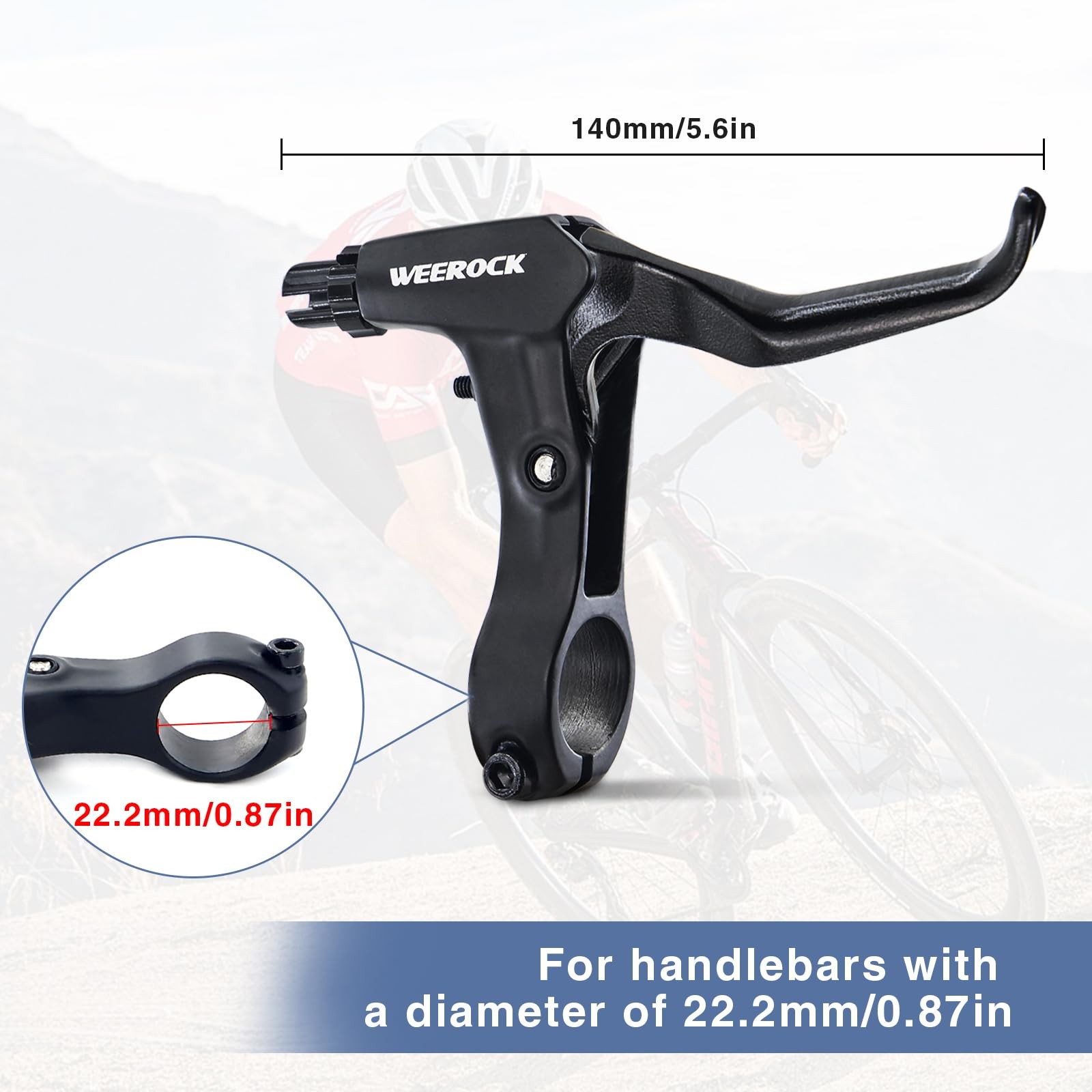 Bike Caliper Brake Set Suits For 20 24 26 29 Inch Wheel Bicycle Replacement
