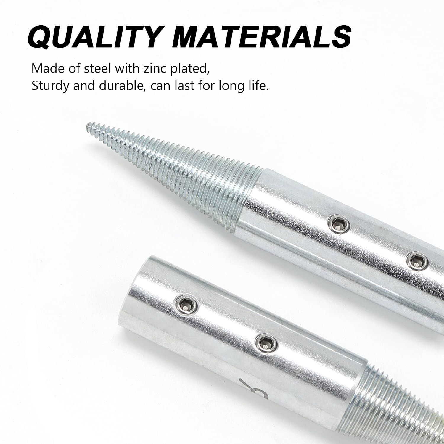 5/8″ Spindle Tapered Threaded Adapter Left & Right Pair Suitable for 3/16″-13/16