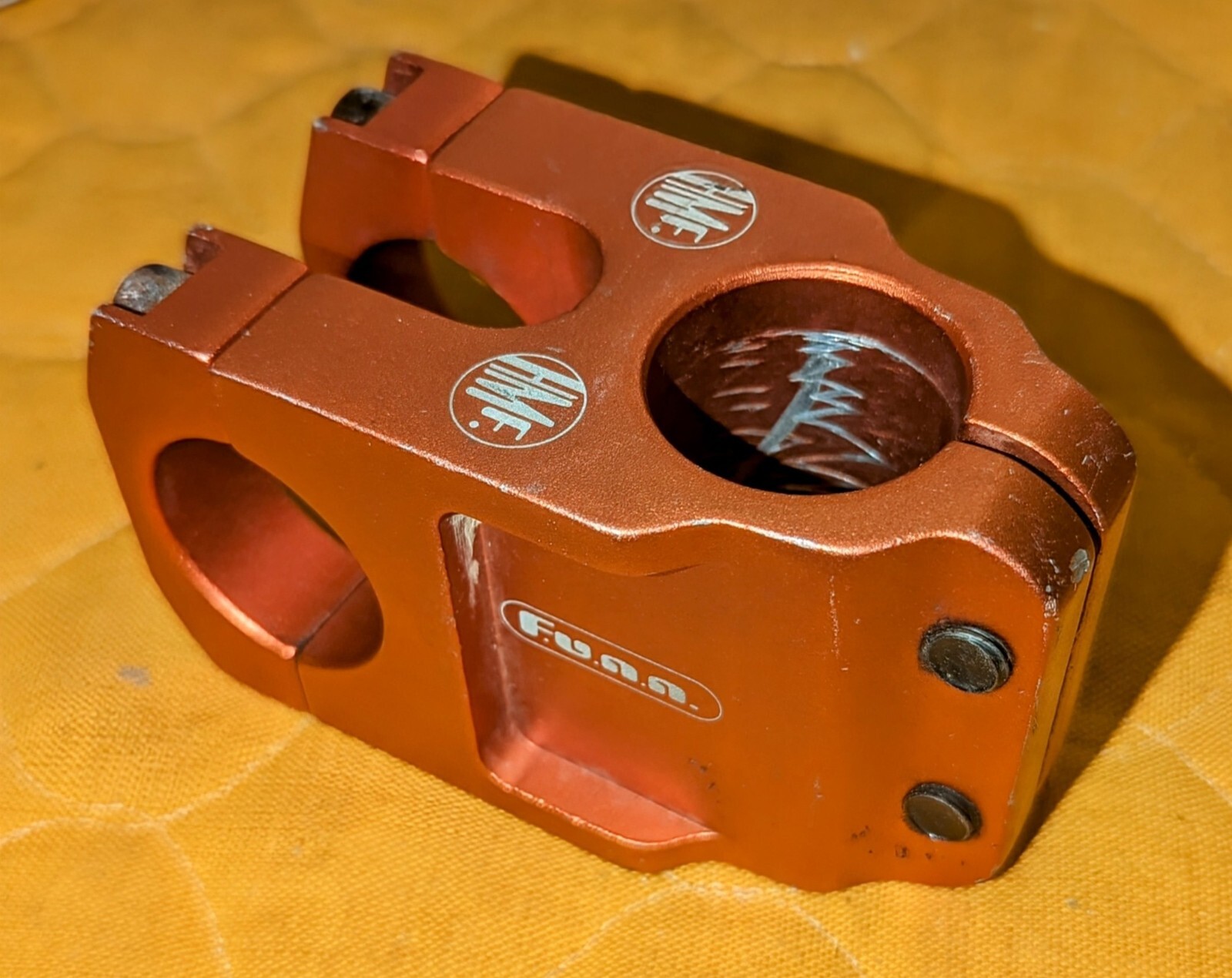 VINTAGE F.U.N.N. HMF DOWNHILL FREERIDE MOUNTAIN BIKE STEM 50 MM 31.8