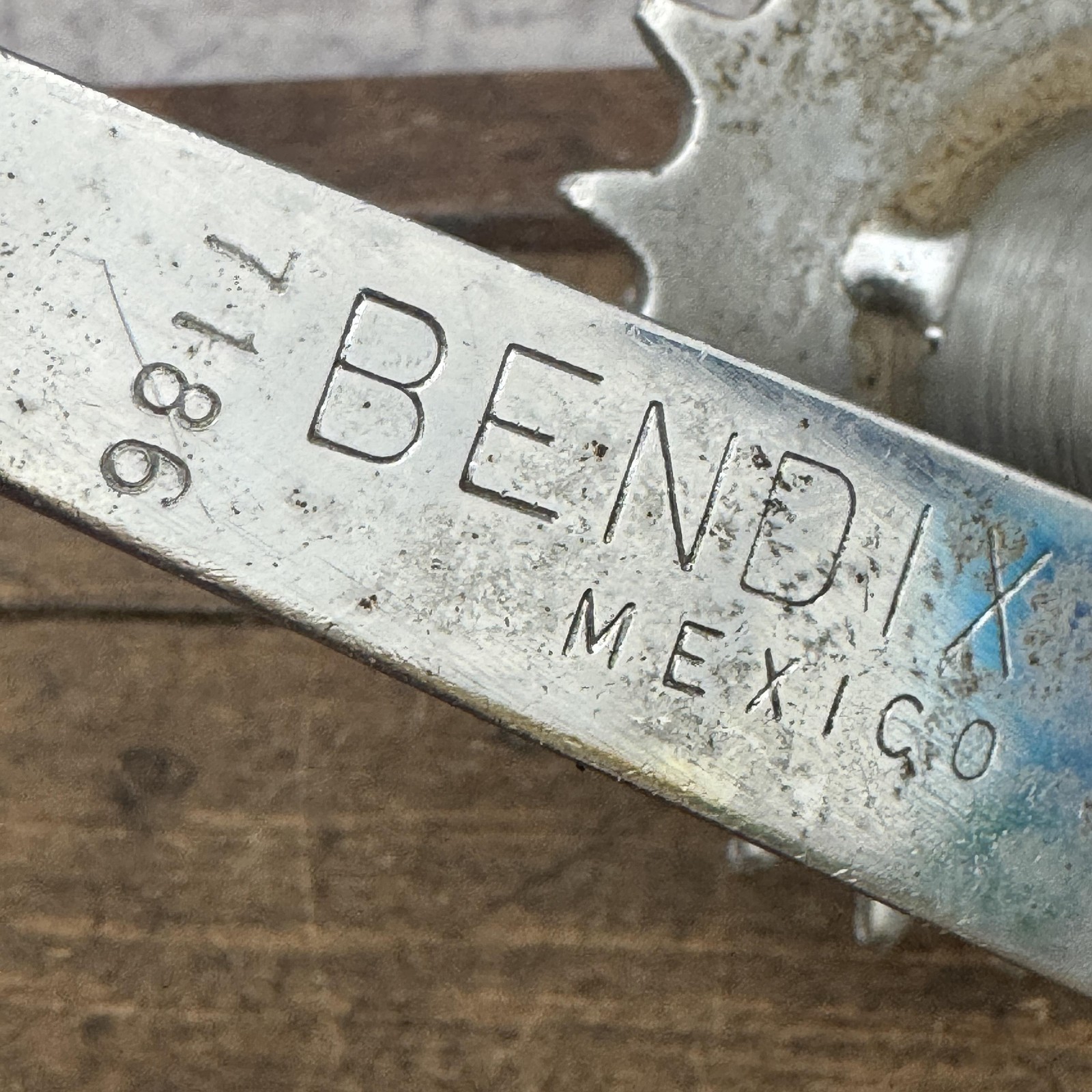 Vintage Bendix Coaster Brake Hub Trike Sprocket Rear Wheel Bike Part Silver