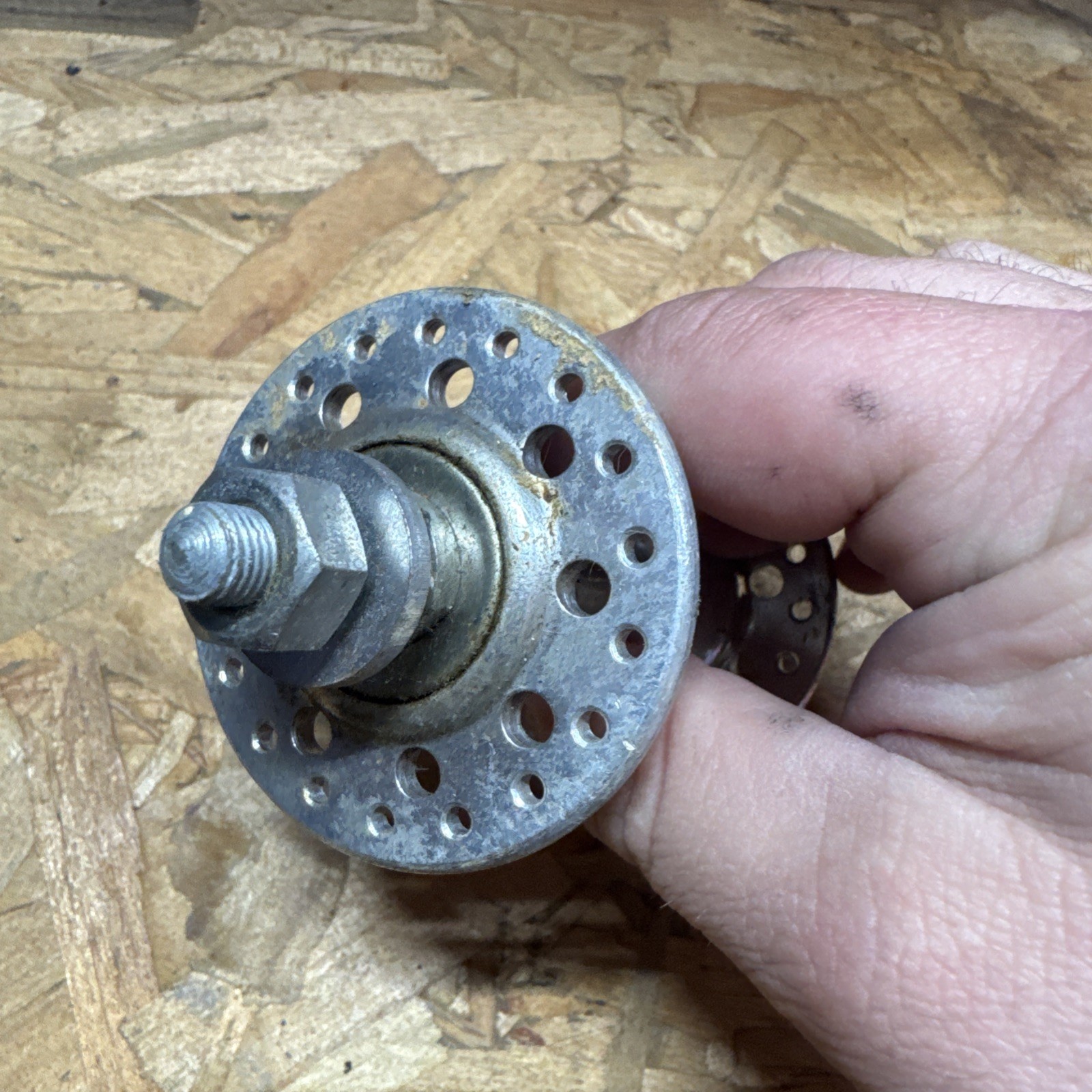 Vintage Sunshine 36 Hole Front Hub For Panasonic Bicycle Nutted Front 5345