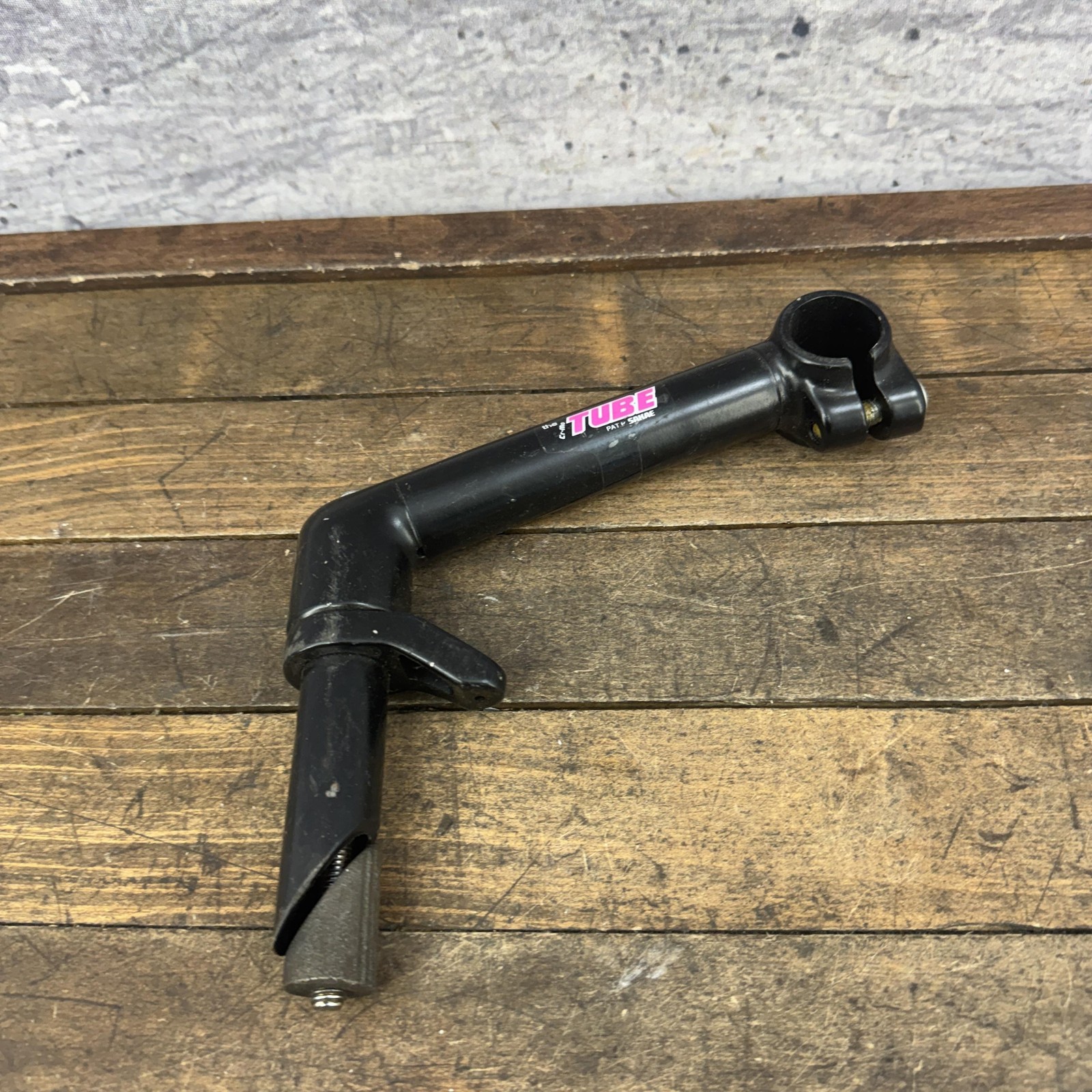 Vintage Sakae The Tube Quill Stem 22.2 NOS 25.4 Clamp Black MTB Cable Stop 1″