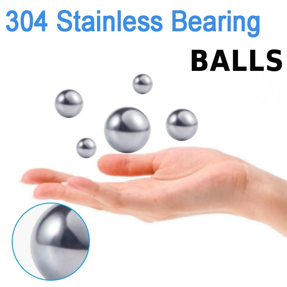 Versatile 620PC Precision Bearing Ball Kit – 1-8mm Stainless Steel Balls