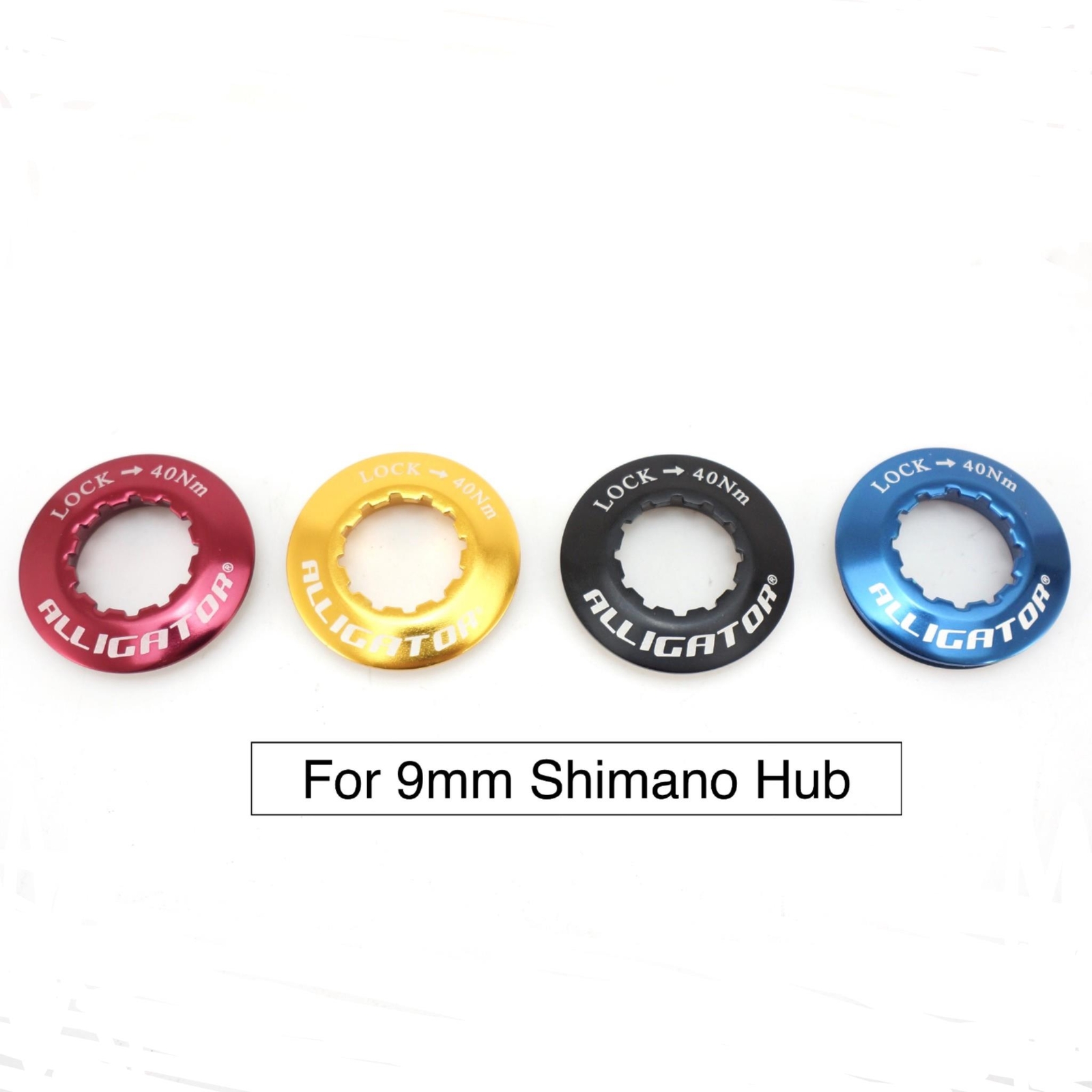 Alligator Bike Centerlock Rotor Lock Ring for Shimano Hub Blue Red Gold Black