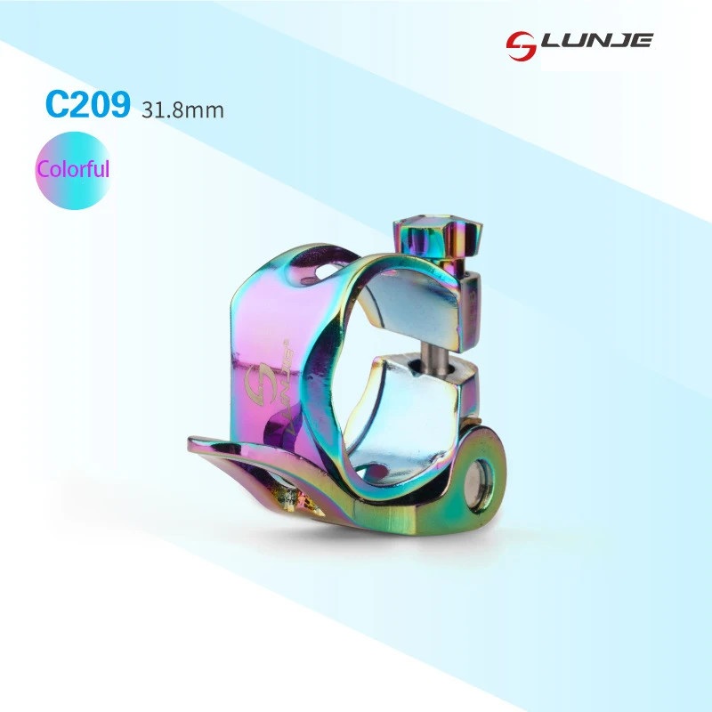 Aluminum Alloy Bicycle Seatpost Clamp Seat Tube Clamp MTB Bike Seat Tube Clip Bi