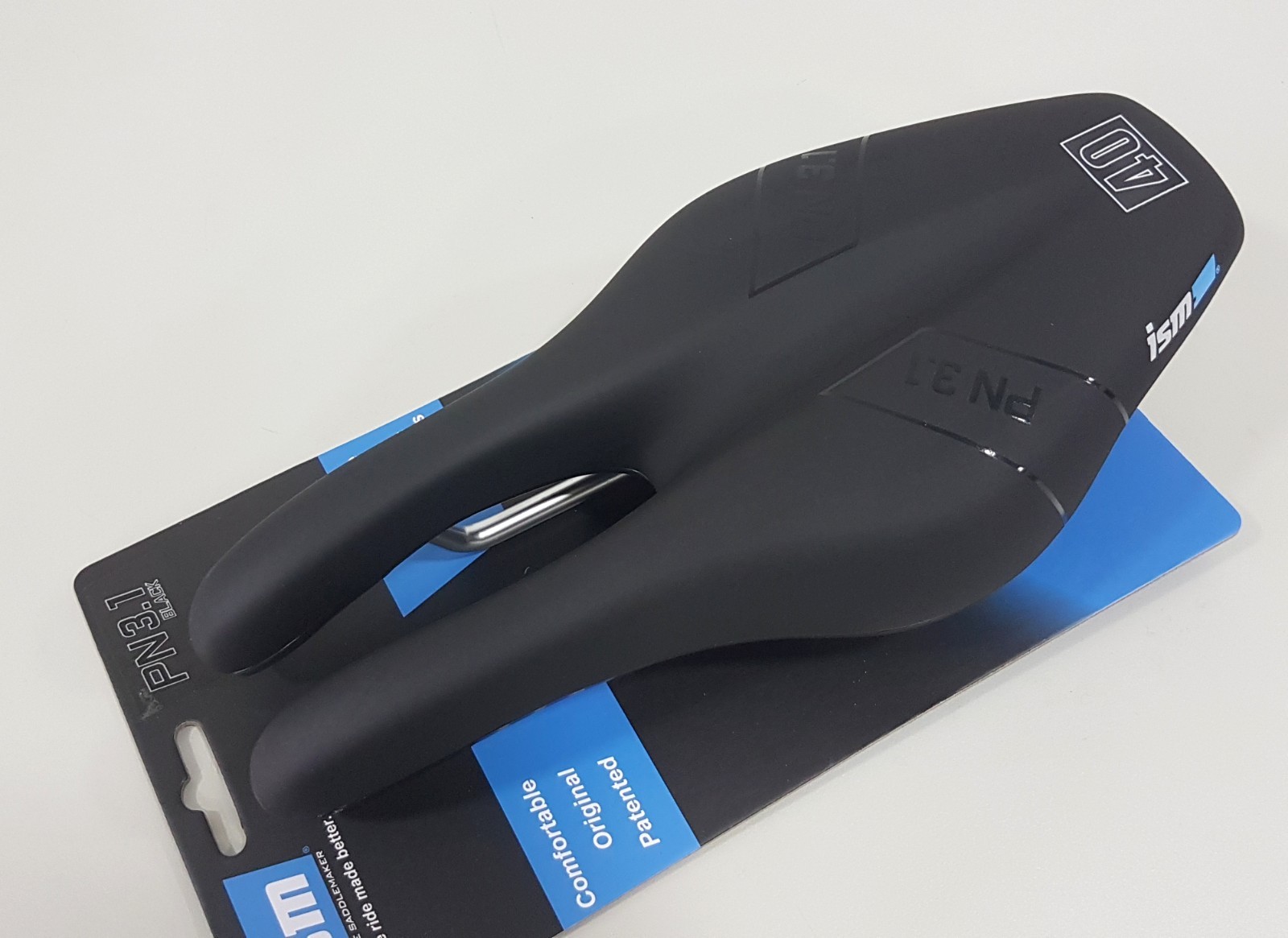 ISM PN 3.1 120x255mm Chromoly Rail 40-Series Foam Padding Bicycle Saddle (Black)
