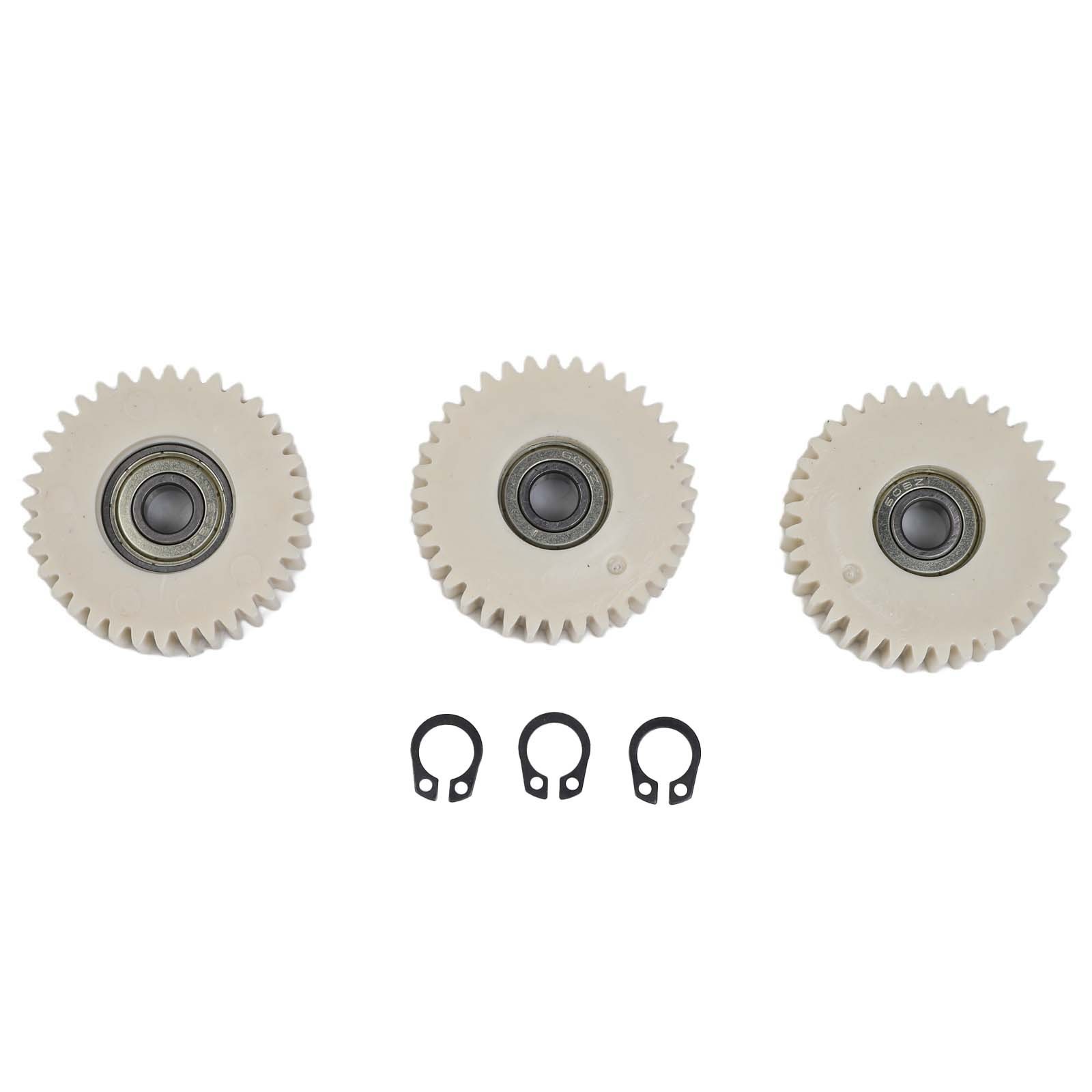 3Pcs 36 Teeth 47.5×13.5mm Electric Bike Motor Nylon Planetary Gears With Bearing