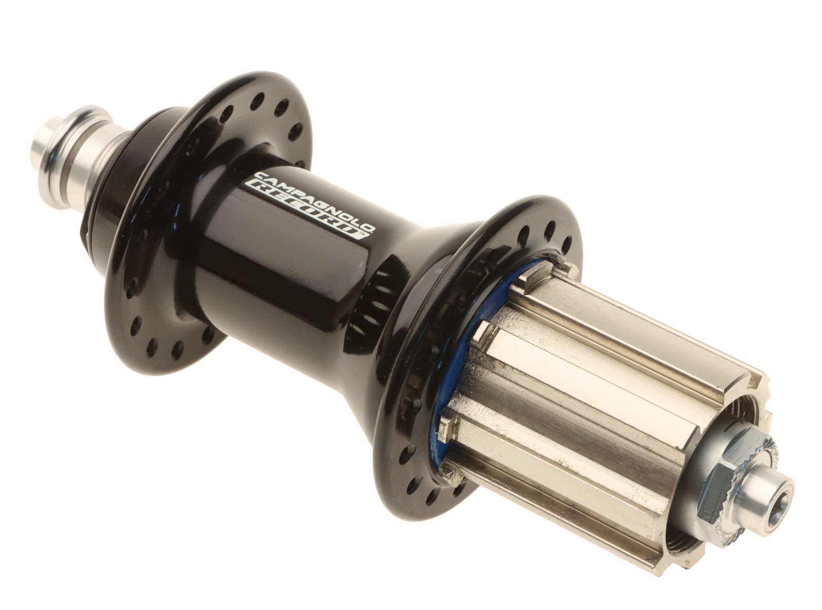 Campagnolo Record 32h Hubset 9/10 Speed Alloy Freehub Black 2007 NOS NEW
