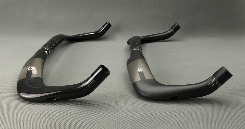 Ultralight Carbon Handlebar Road Time Trial Triathlon Bike Bullhorn Bar 31.8mm