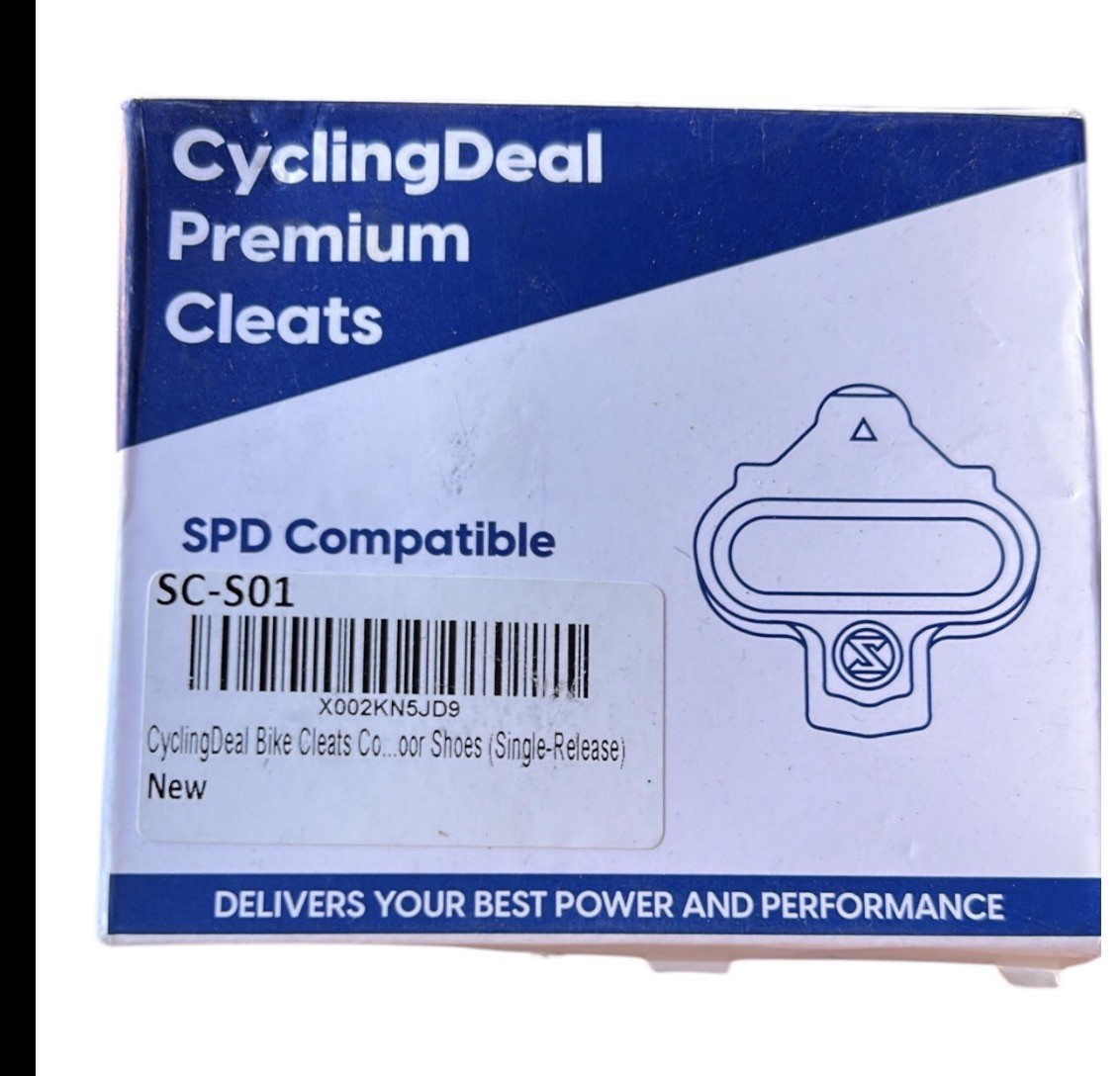CyclingDeal SPD Cleats SC-S01 2-Bolt MTB Bike PedalCleats Shimano Compatible NEW