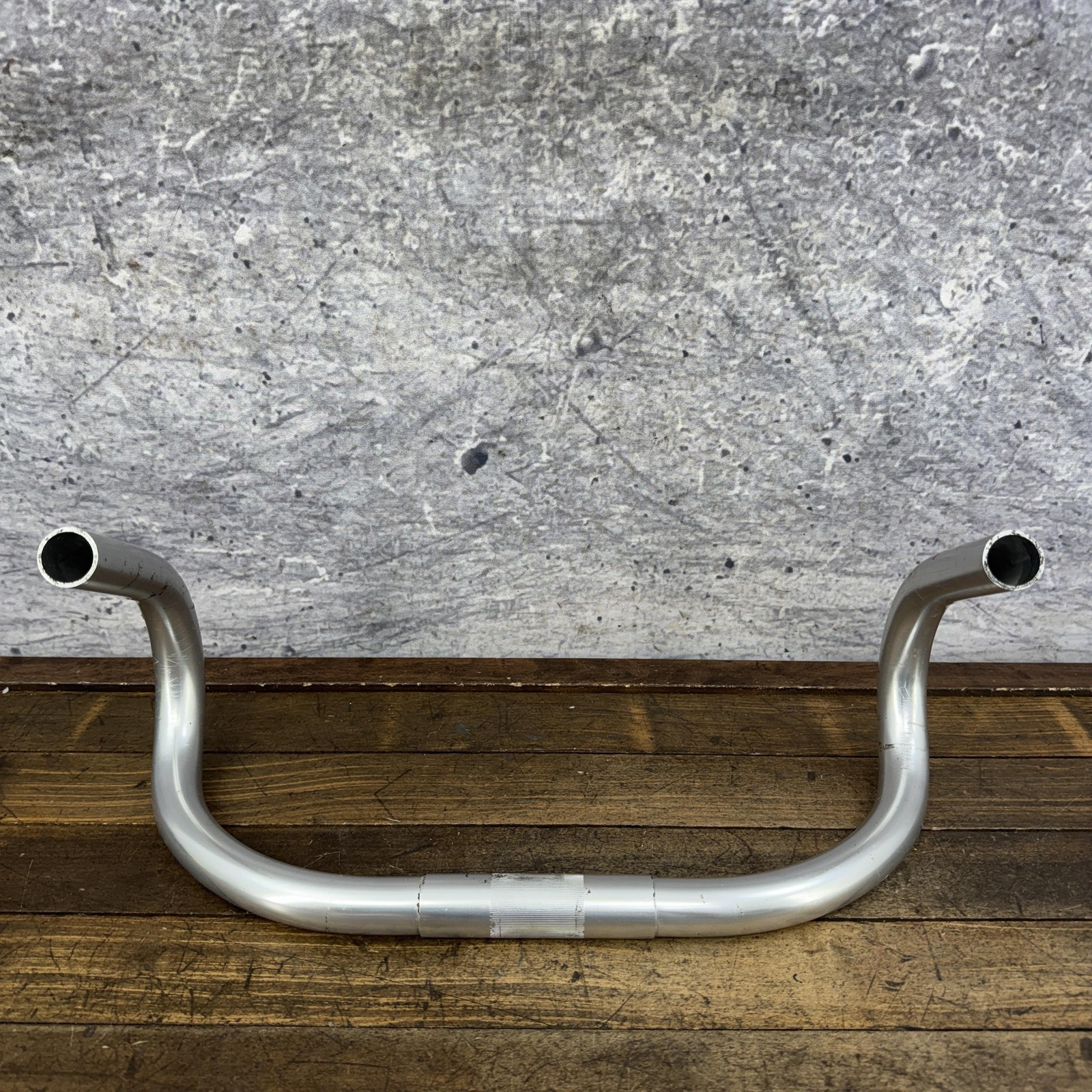 Vintage Cinelli Criterium Drop Handlebar 38cm 26.4 Clamp Silver Alloy Road Bar