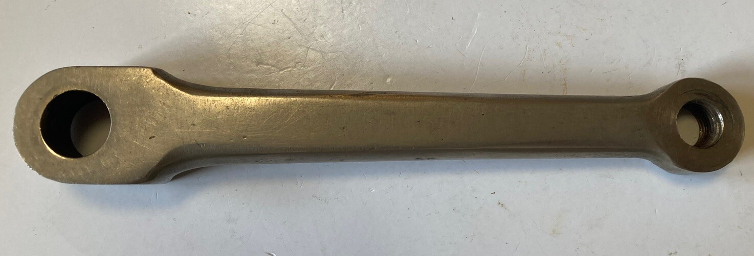 Vintage Cottered Left Crank Arm 6” Unusual Threading