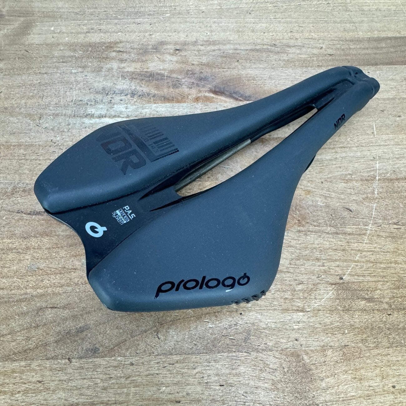 Low Mile! Prologo Dimension NDR Pas 143mm 7x7mm T4.0 Chromoly Rails Bike Saddle