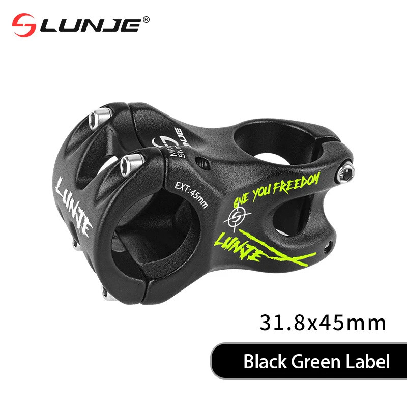 MTB Bike Stem 31.8x45mm Short Handlebar Stem 3D Forged Aluminum Alloy