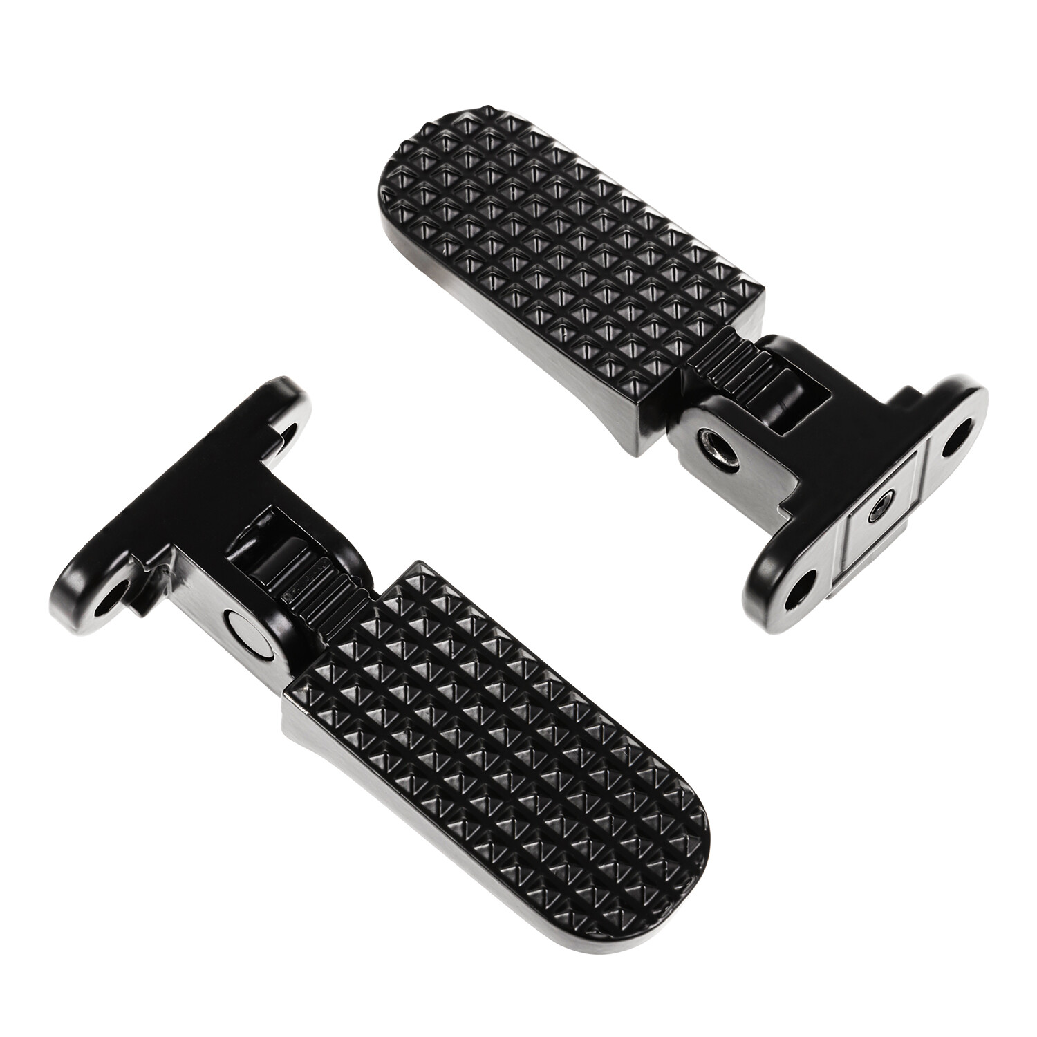 2pcs Bike Rear Footrest Foot Peg Pedal Bicycle Pedal Black For M-60, M-66, M-70